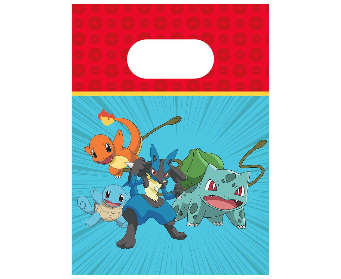 Paper bags Pokemon, 4 pcs